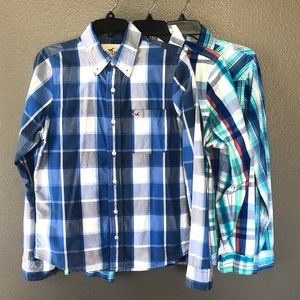 Hollister 3 Button Ups Bundle